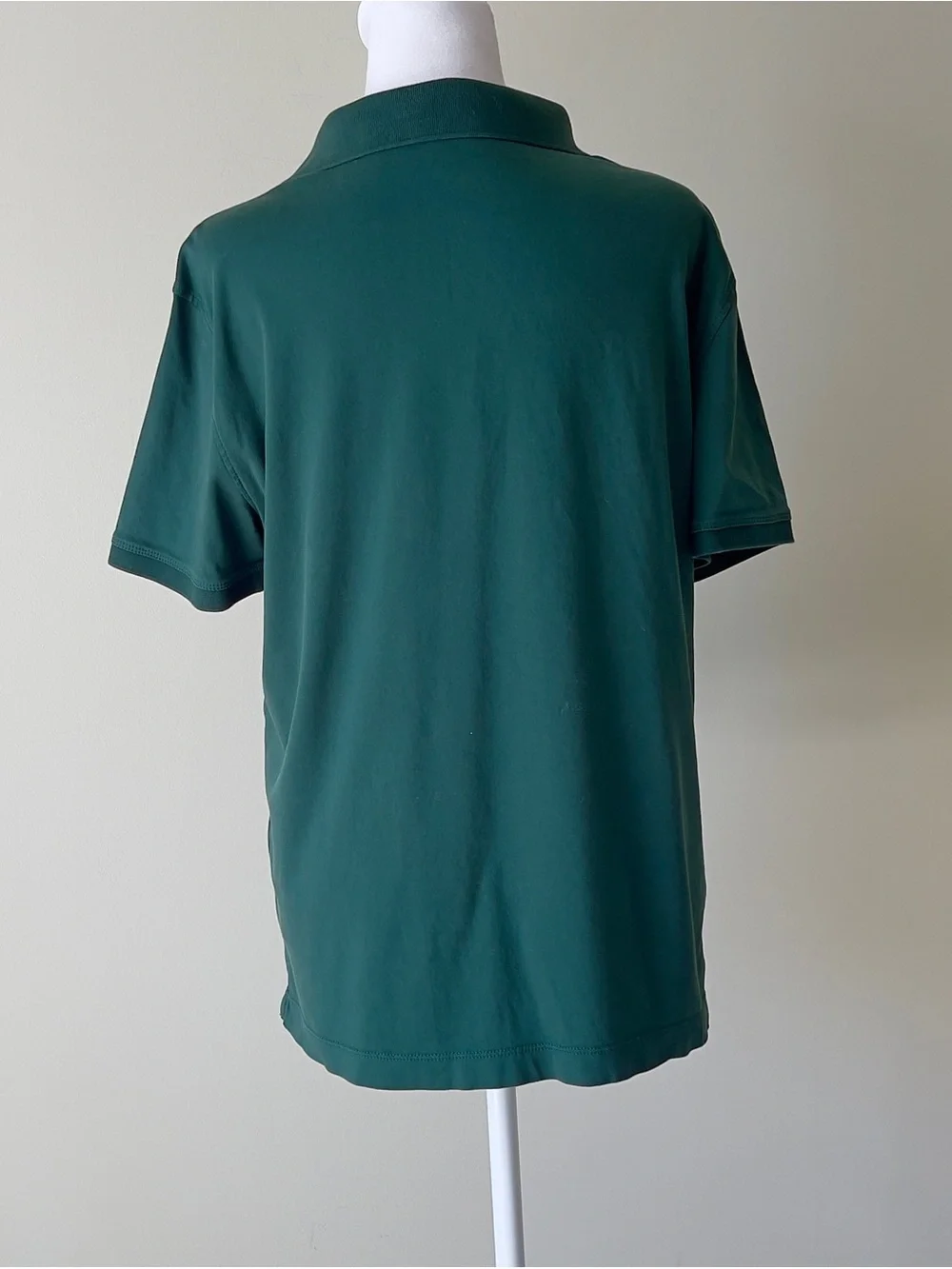 Banana Republic Luxury Touch Performance Men’s Short Sleeve Green Polo Shirt EUC